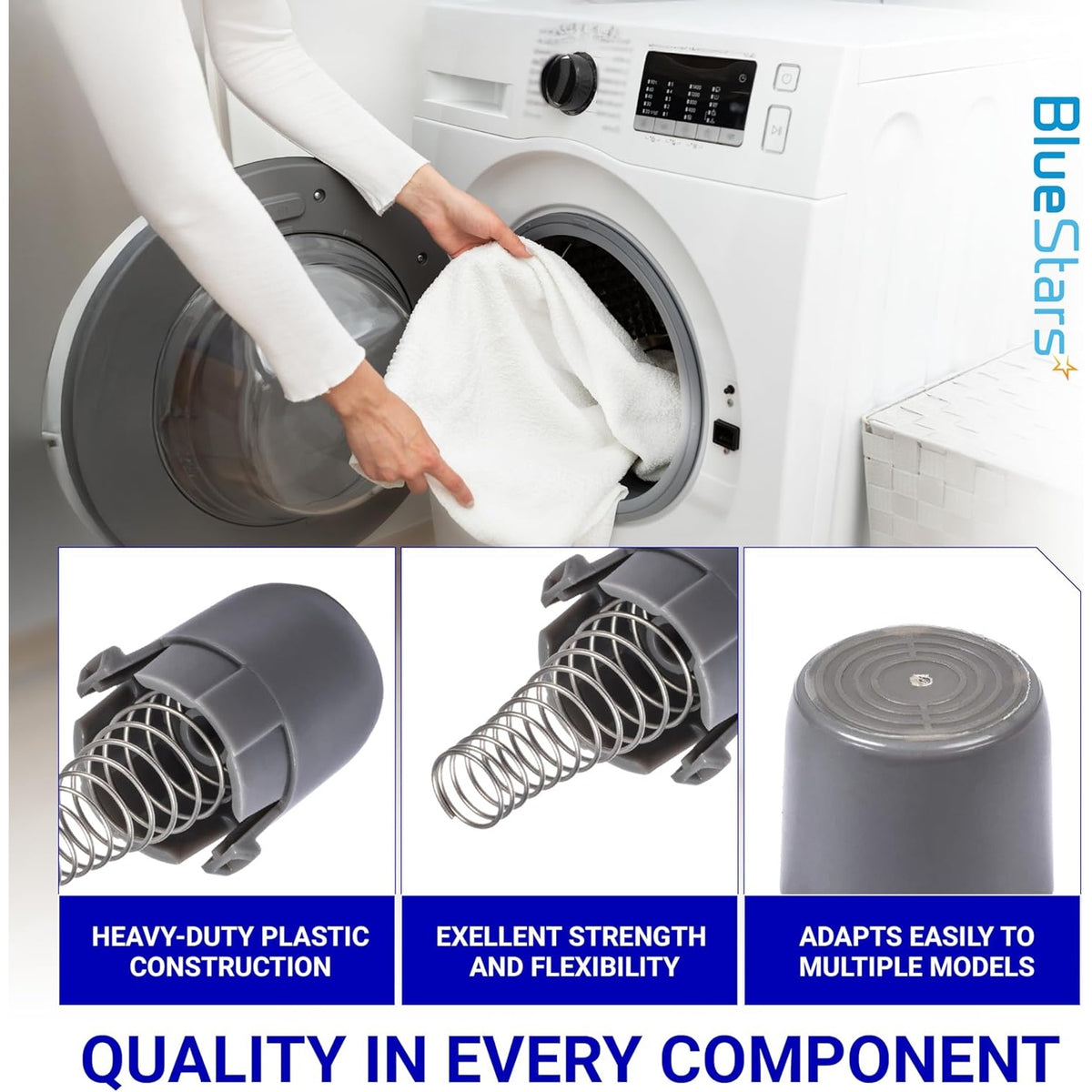 AGM73610701 washer magnetic door plunger replacement showing construction details and installation context.