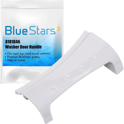 8181846 Washer Door Handle shown with BlueStars packaging